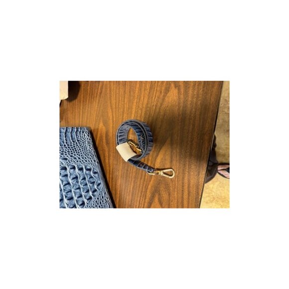 Brahmin Caroline Satchel Blue Serenade Melbourne Leather - Picture 7 of 8